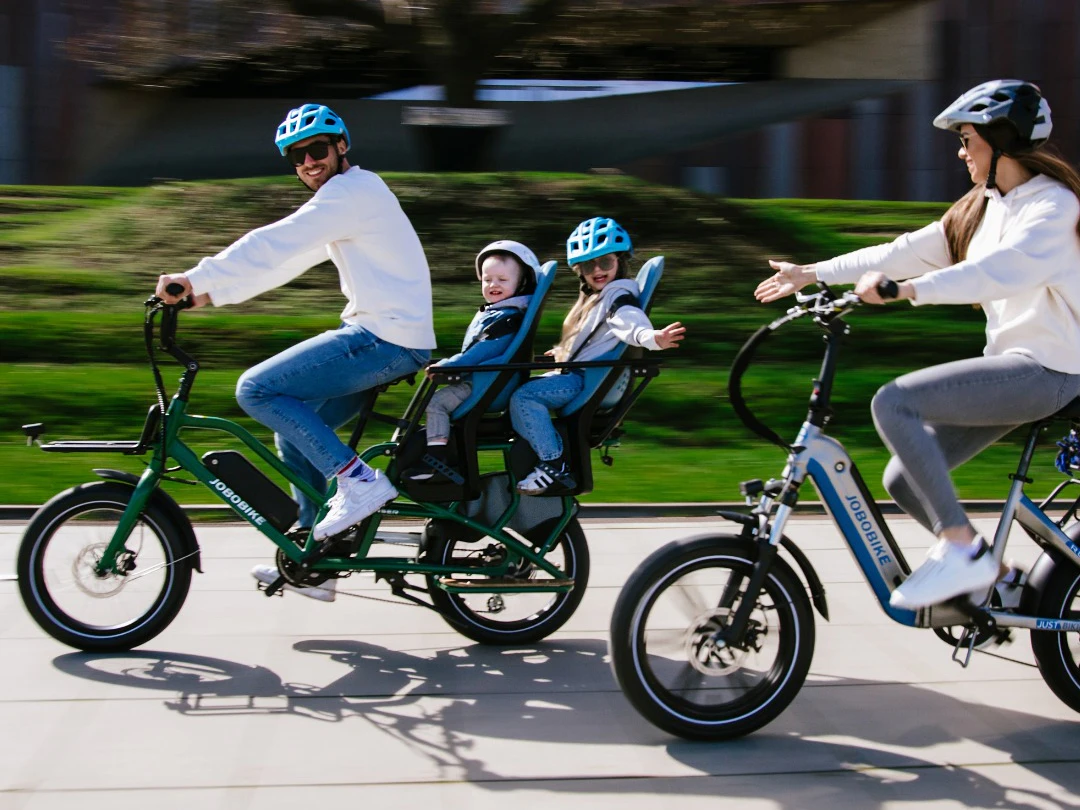 Składany rower elektryczny grube opony