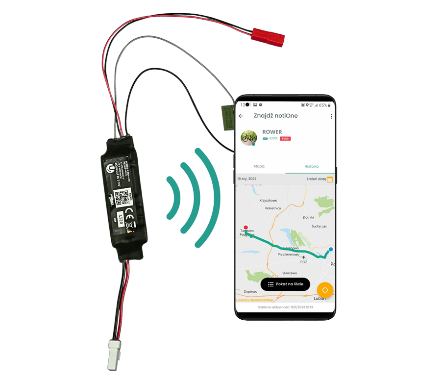 Lokalizator do roweru elektrycznego